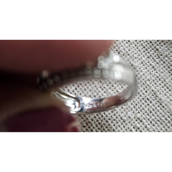 Women's Sterling Silver CZ Band Ring - Picture 3 of 4